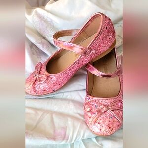 Jiaduowang Sz 29(11.5) Pink Glitter Kids Shoes
